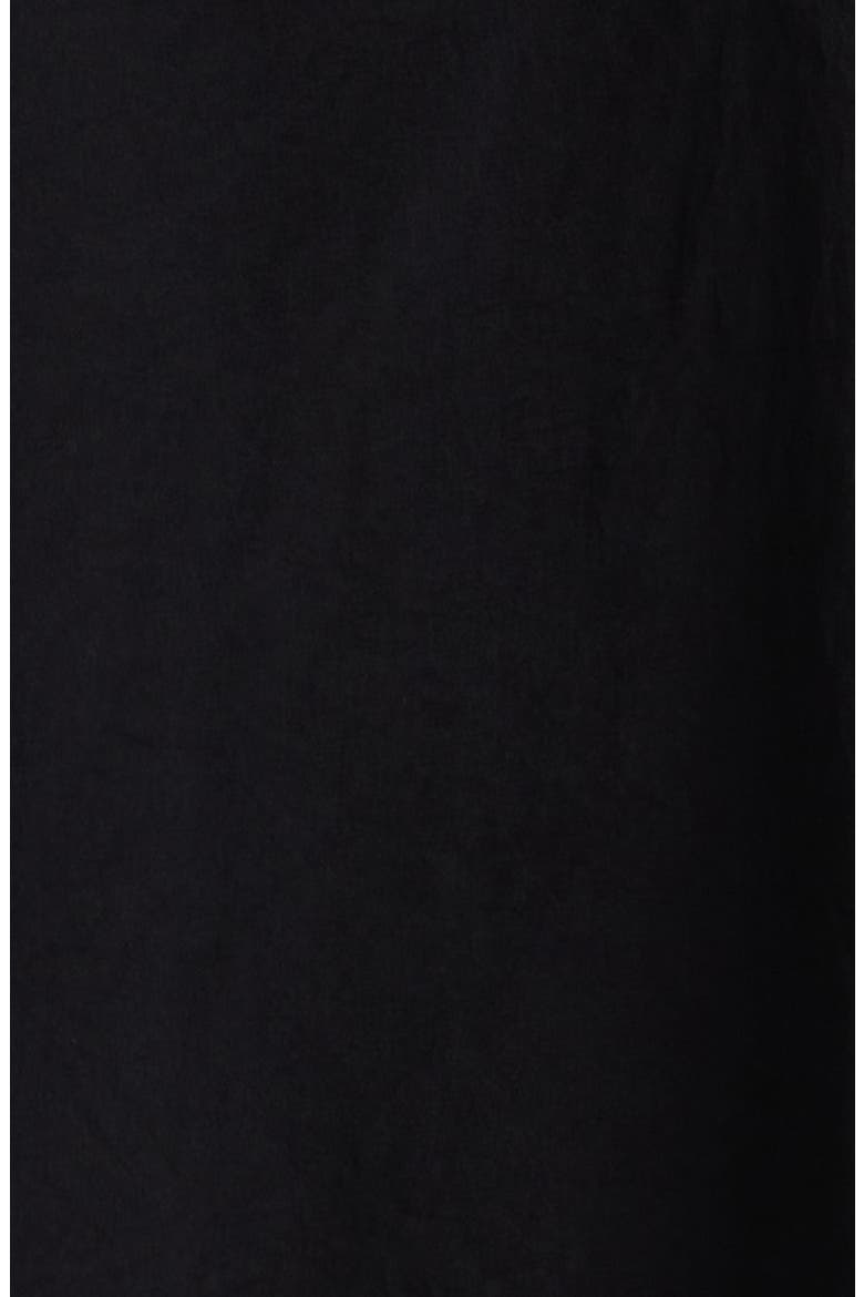 Oversize Button-Up Shirt, Alternate, color, BLACK