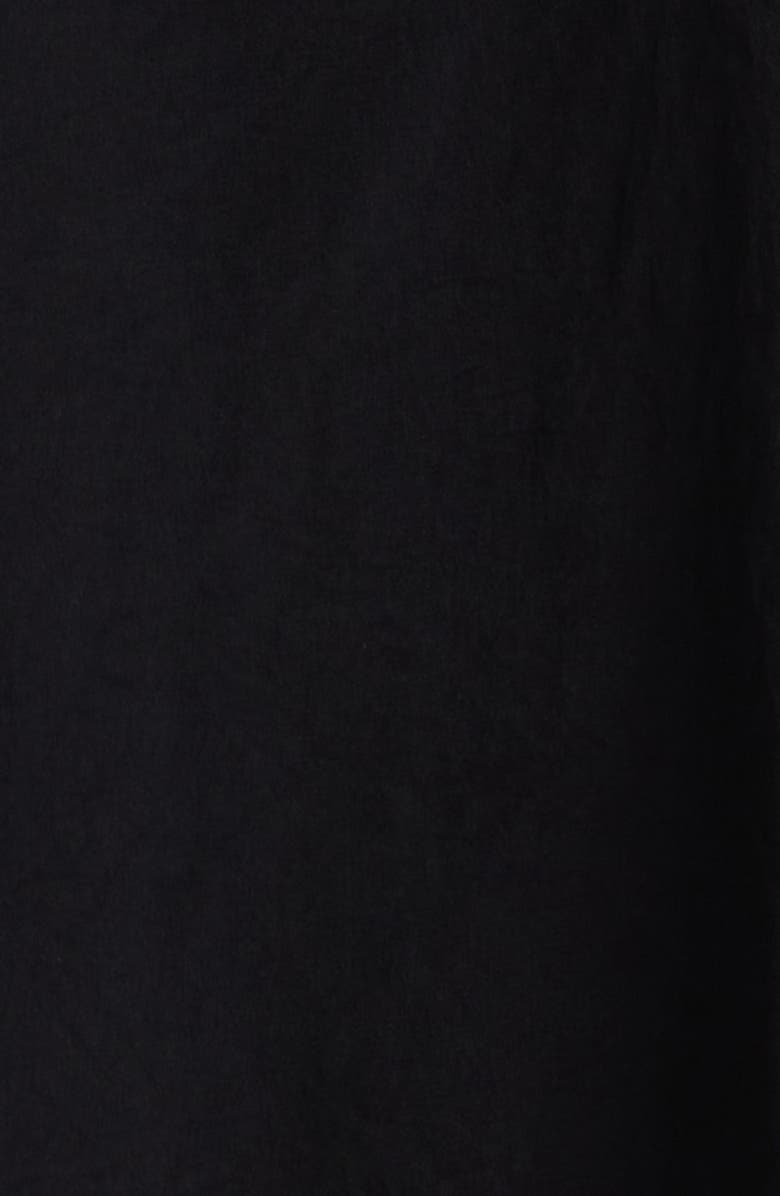 Yohji Yamamoto Oversize Button-Up Shirt, Alternate, color, Black