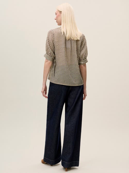 REBECCA TAYLOR REBECCA TAYLOR ASTER GINGHAM BLOUSE