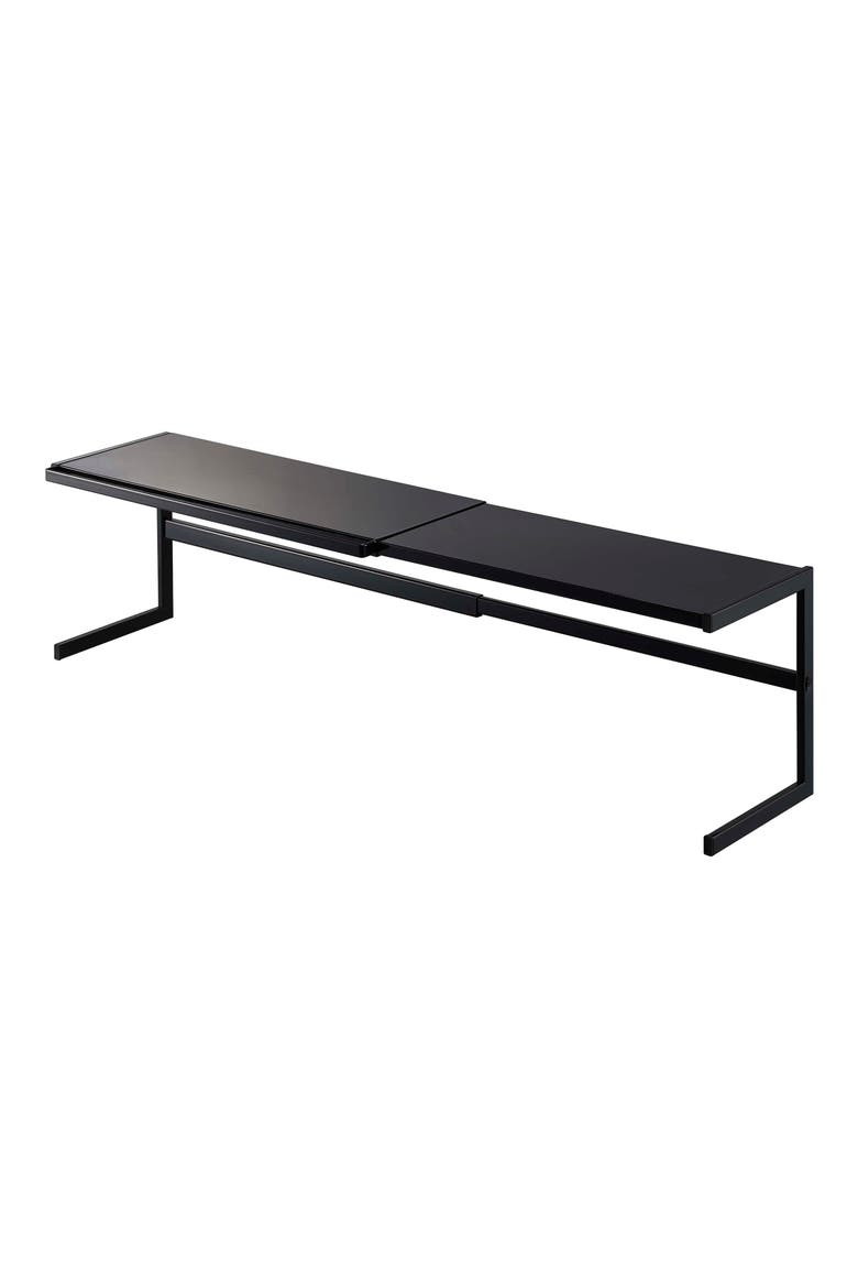 Expandable Countertop Shelf, Alternate, color, BLACK
