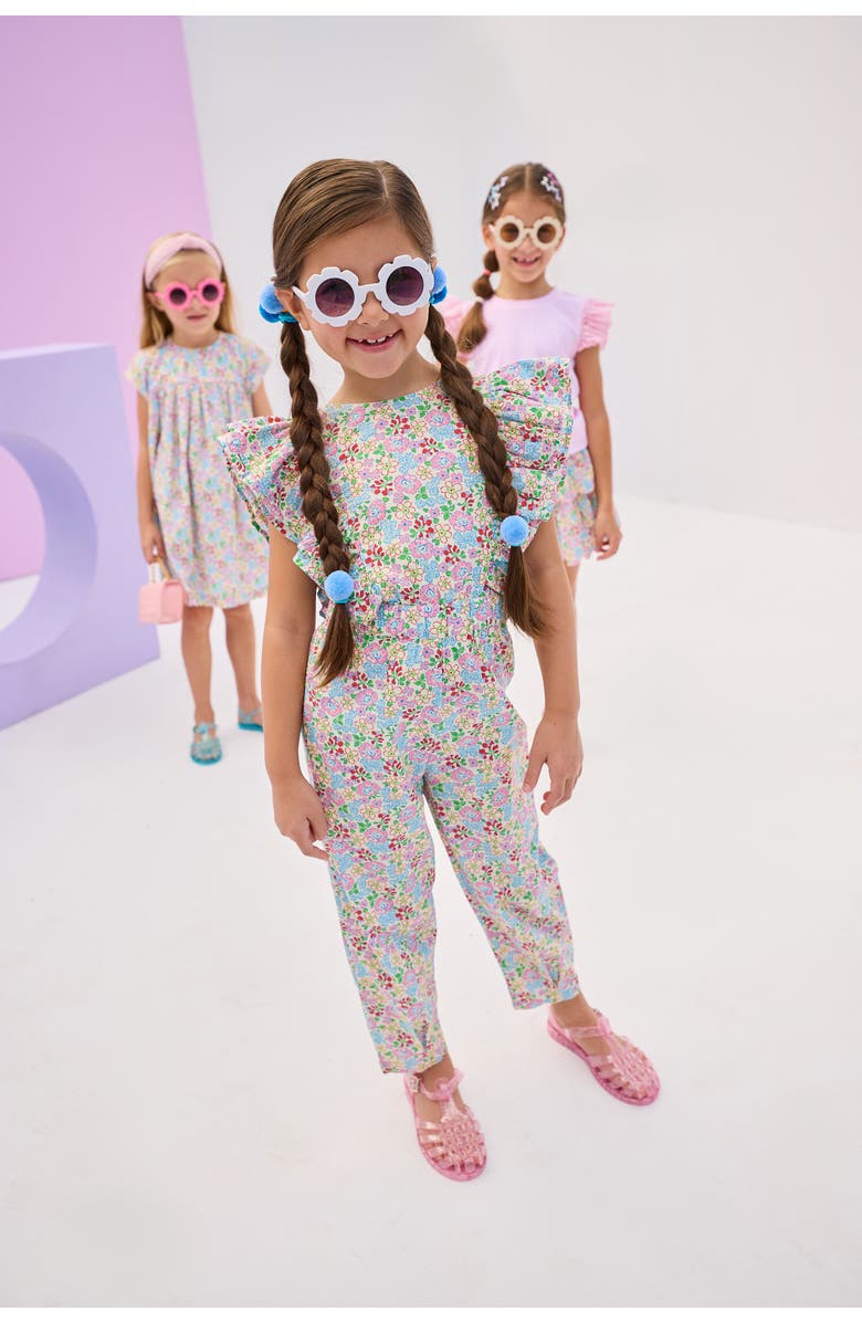 BISBY Kids' Floral Sadie Jumpsuit, Alternate, color, Bloombury Blossoms