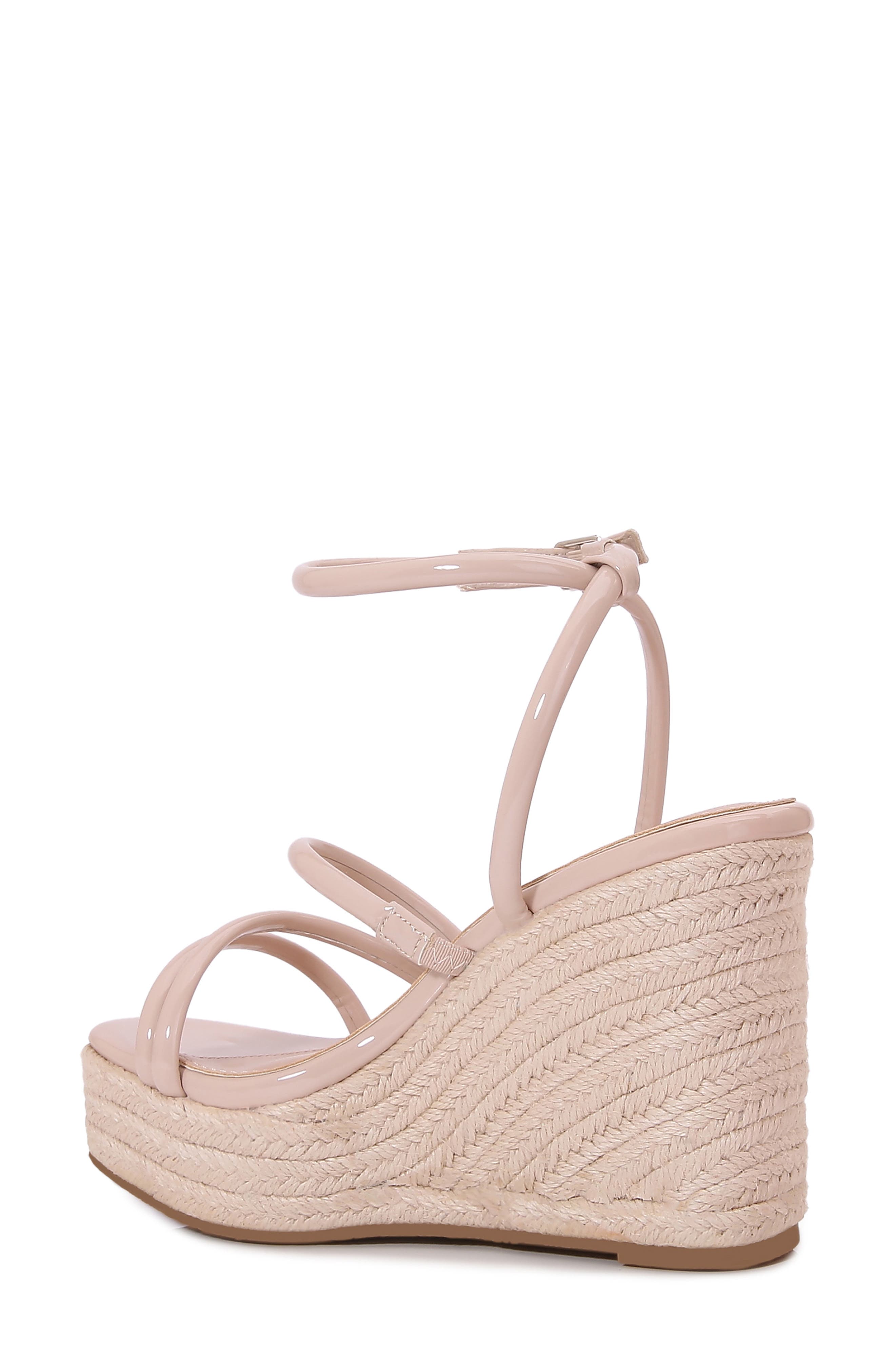 Rivka Platform Espadrille Wedge Sandal, Alternate, color, BEIGE