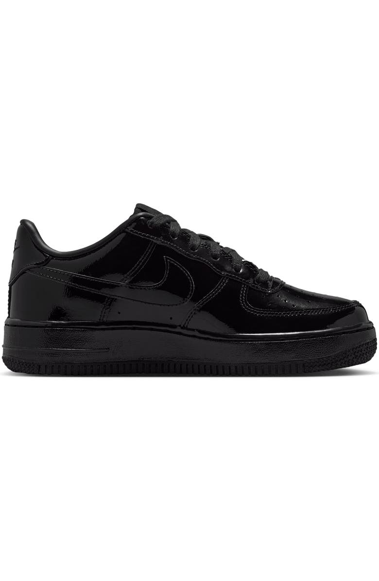 Nike Kids' Air Force 1 Basketball Sneaker, Alternate, color, Black/ Black/ Black