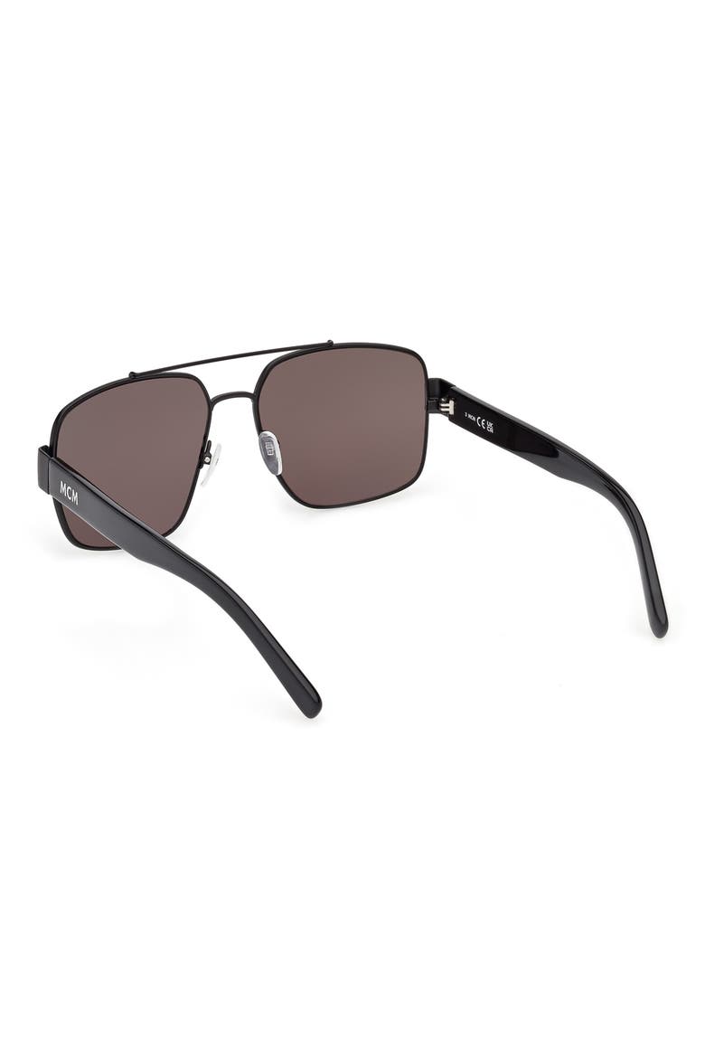 58mm Navigator Sunglasses, Alternate, color, BLACK/ OTHER / SMOKE