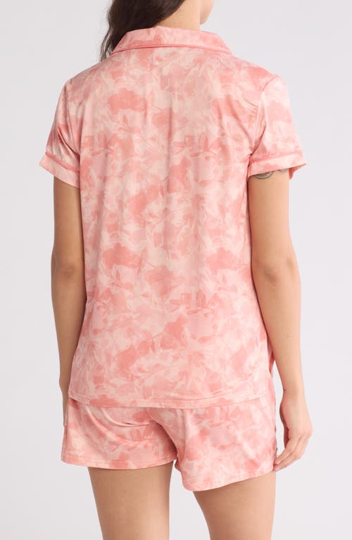 Ted Baker London Pressed Flower Shortie Pajamas In Shadow Floral Coral