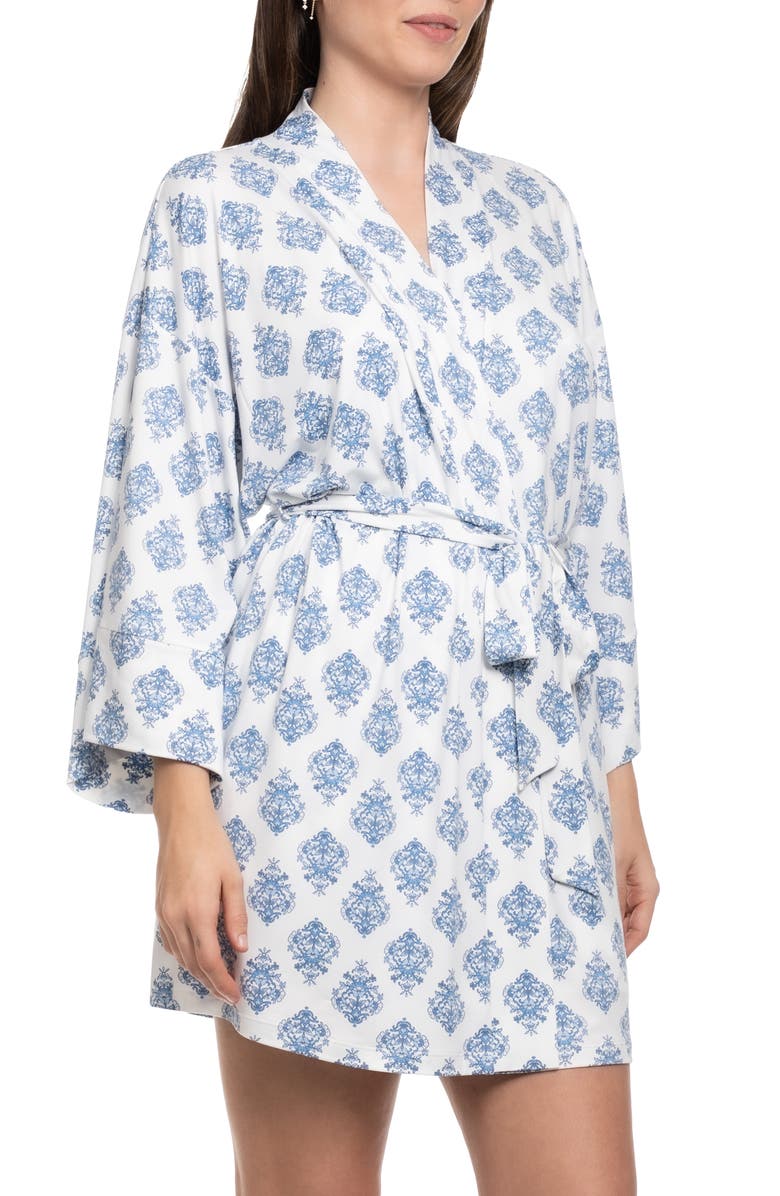 In Bloom by Jonquil Sevilla Foulard Double Knit Wrap, Alternate, color, Ivory