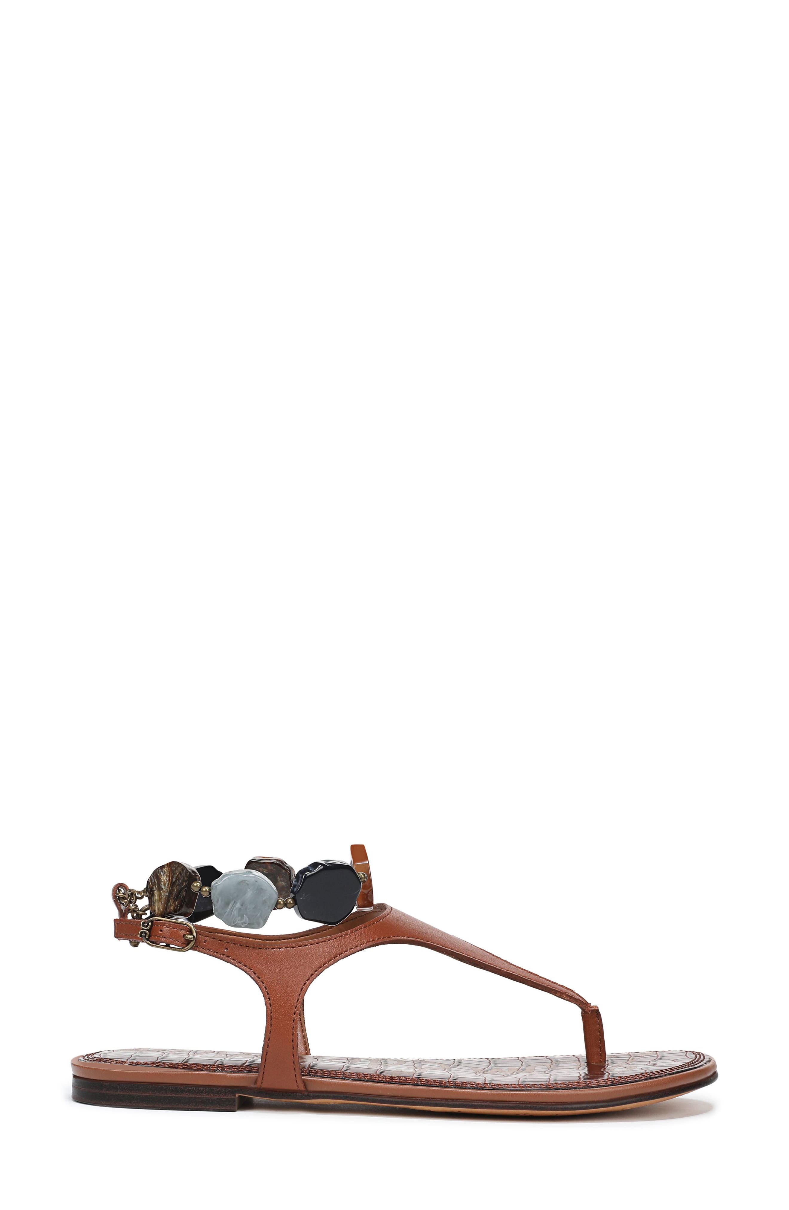 Canna Ankle Strap Sandal, Alternate, color, RICH COGNAC