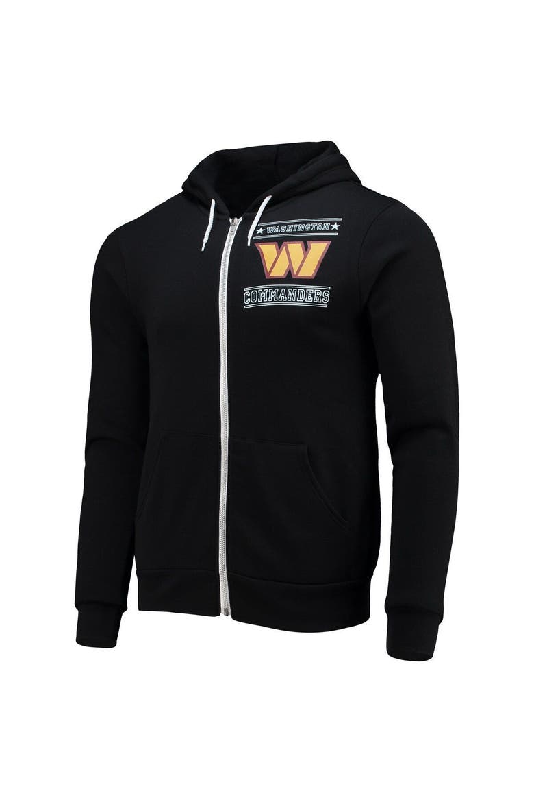 Men's NFL x Darius Rucker Collection by Fanatics Black Washington Commanders Sponge Fleece Full-Zip Hoodie, Alternate, color, Black