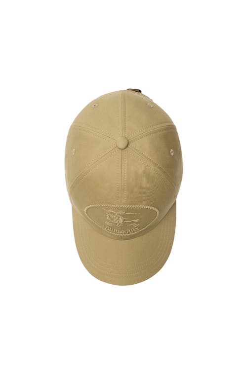 Burberry Knight Stamp Gabardine Baseball Cap
