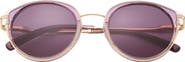 Ted Baker 50mm Gradient Round Sunglasses