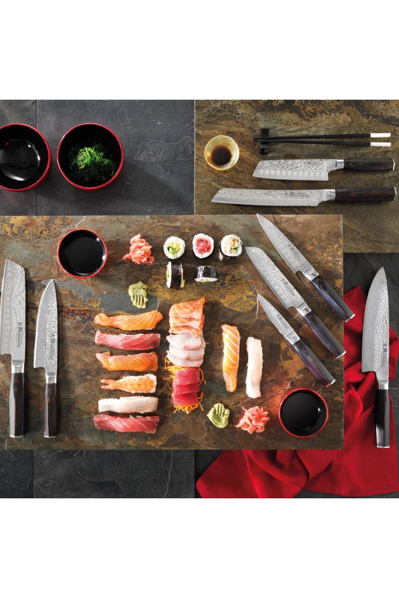 Damashiro EMPEROR® 6.5" Santoku, Alternate, color, Silver