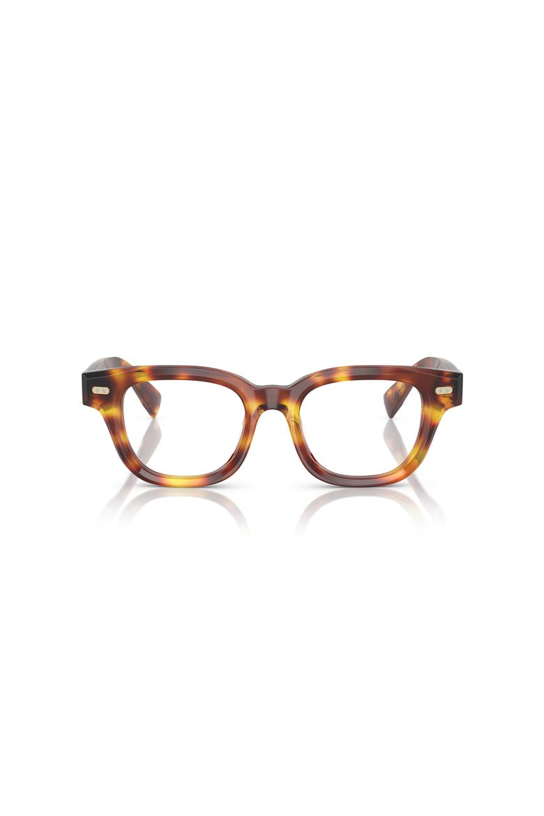 48mm Rectangle optical glasses, Alternate, color, Tortoise