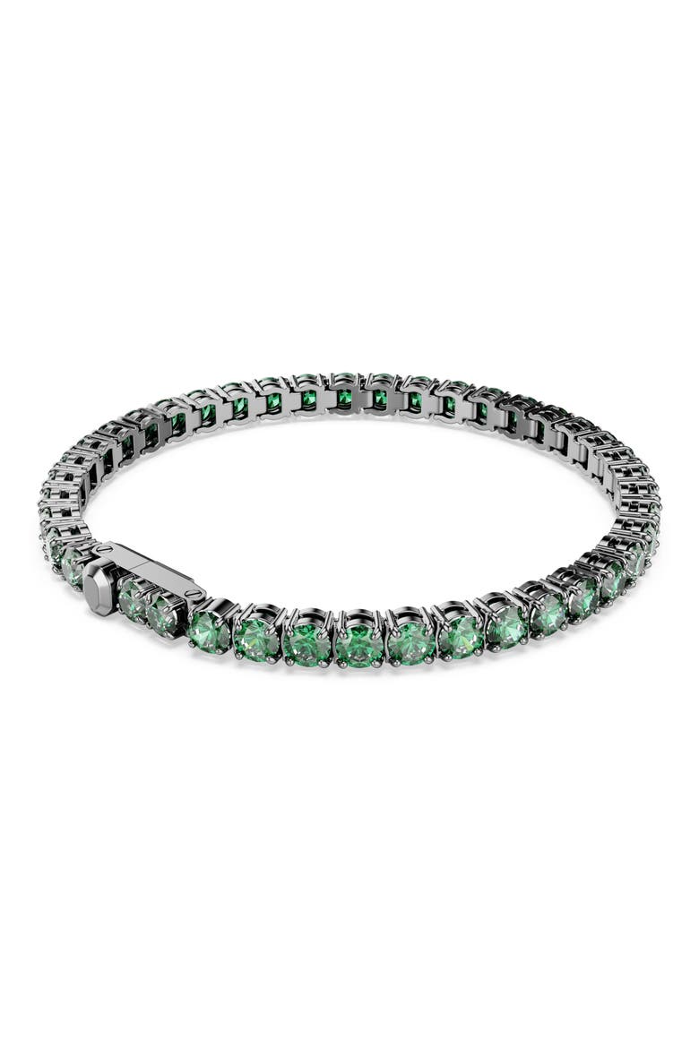 Matrix Tennis Bracelet, Alternate, color, GREEN