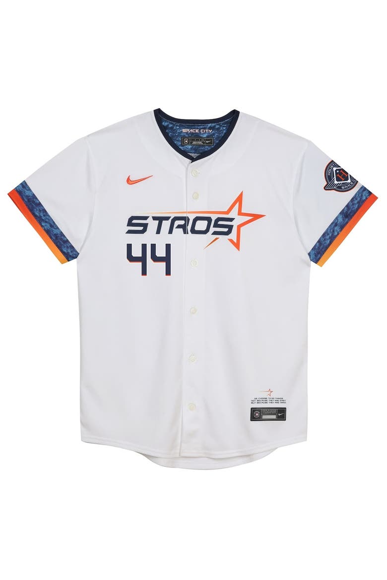 Preschool Nike Yordan Alvarez White Houston Astros 2025 City Connect Limited Player Jersey, Alternate, color, White