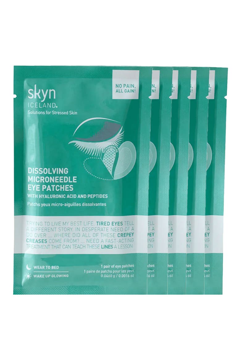 Dissolving Microneedle Eye Patches 5-Pack, Main, color, Regular
