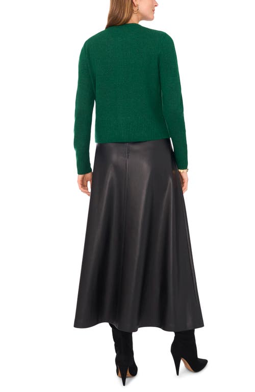 Vince Camuto Button-up Cardigan In Green