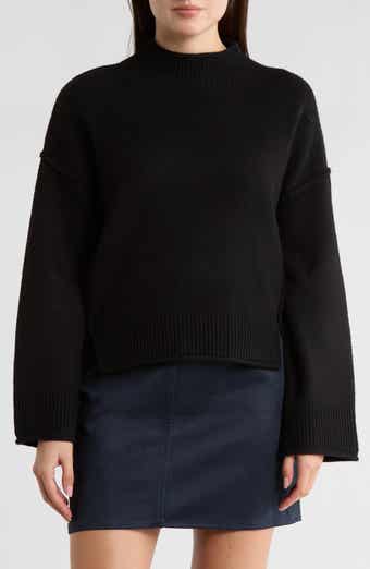 MAX STUDIO Exposed Seam Turtleneck Sweater