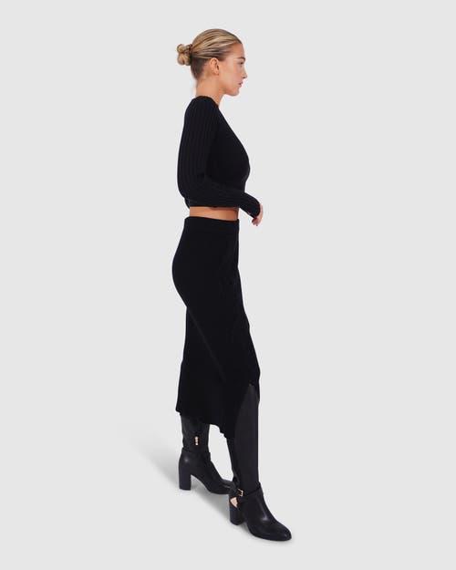 Belle & Bloom All My Life Knit Midi Skirt