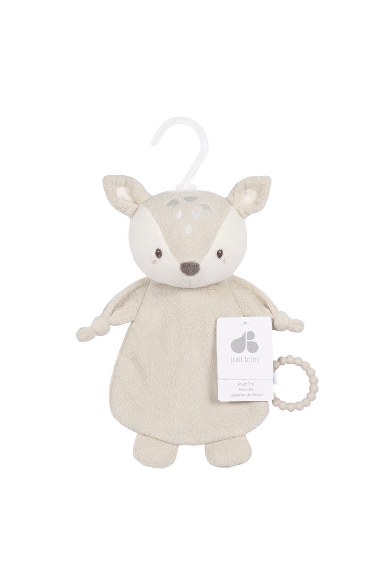 Just Born Pink Owl Security Lovey Plush Animal, Alternate, color, Tan Deer