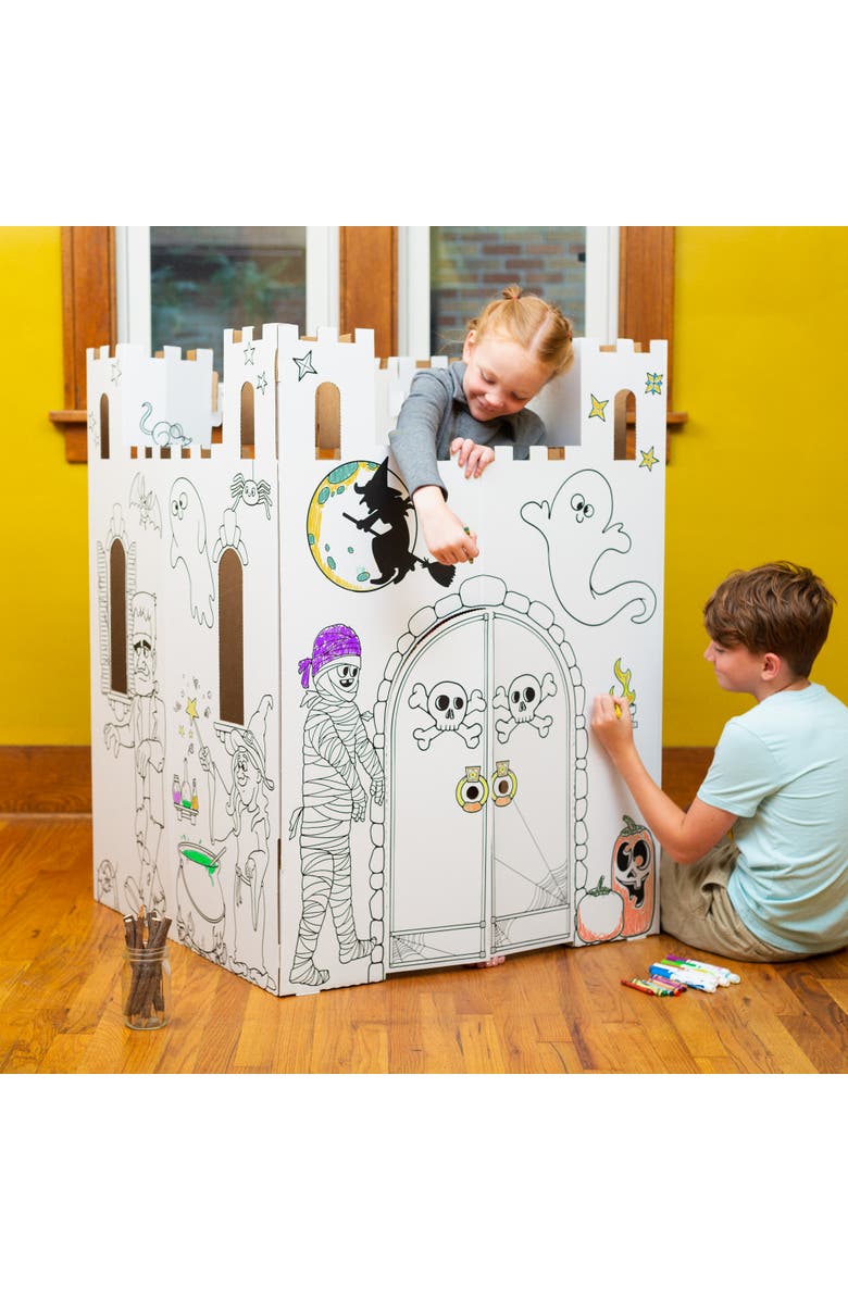 Easy Playhouse Haunted Castle Kids Art & Craft, Alternate, color, Multicolored