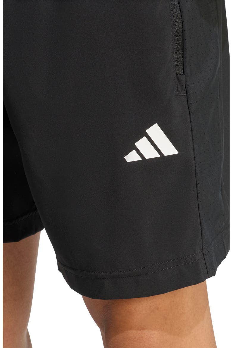 Essentials Woven Performance Shorts, Alternate, color, BLACK