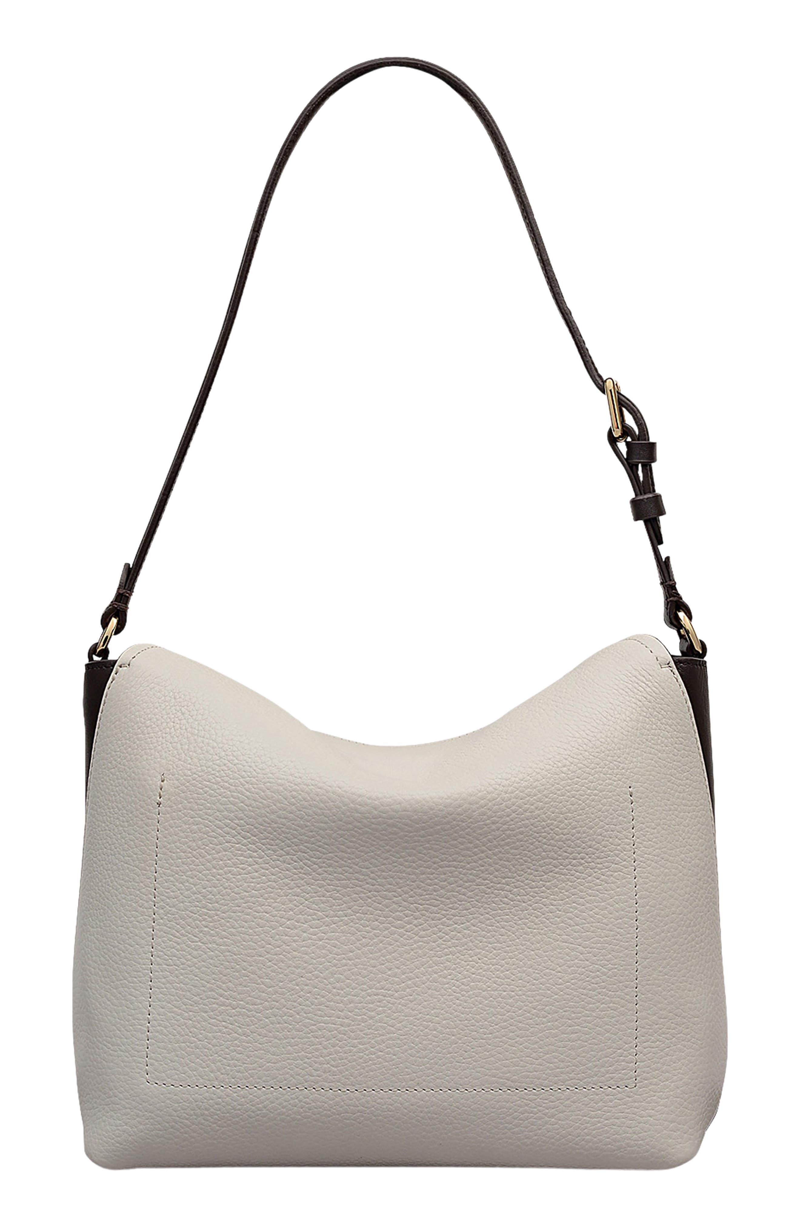 City Road Medium Colourblock Leather Crossbody, Alternate, color, SNOW