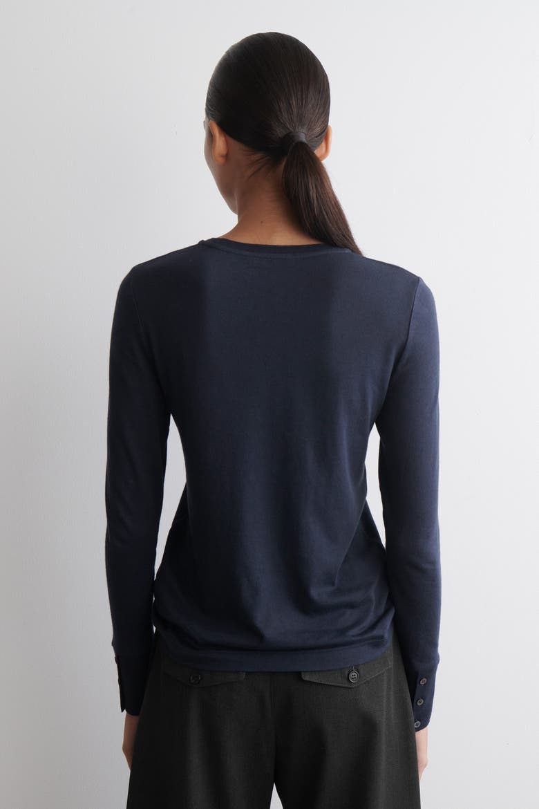 Pontus Long Sleeve T-Shirt, Alternate, color, DARK BLUE