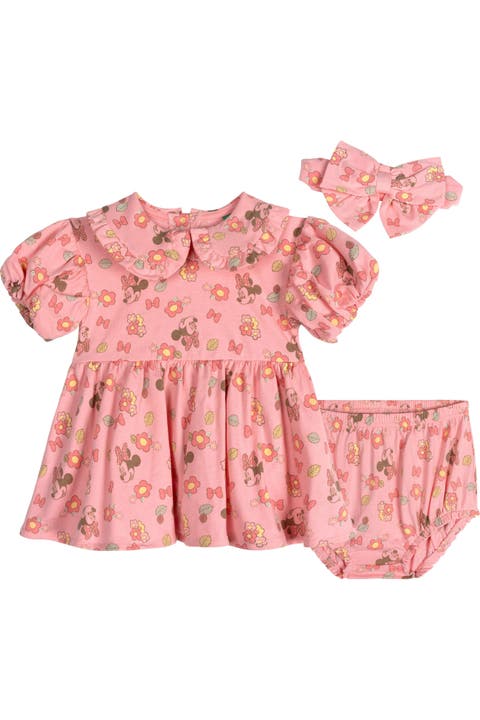 Minnie Mouse Dress, Bloomers and Headband Set
