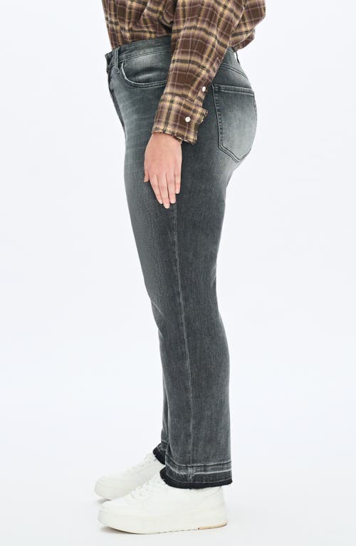 Bayeas High Waist Straight Leg Mom Jeans In Gray