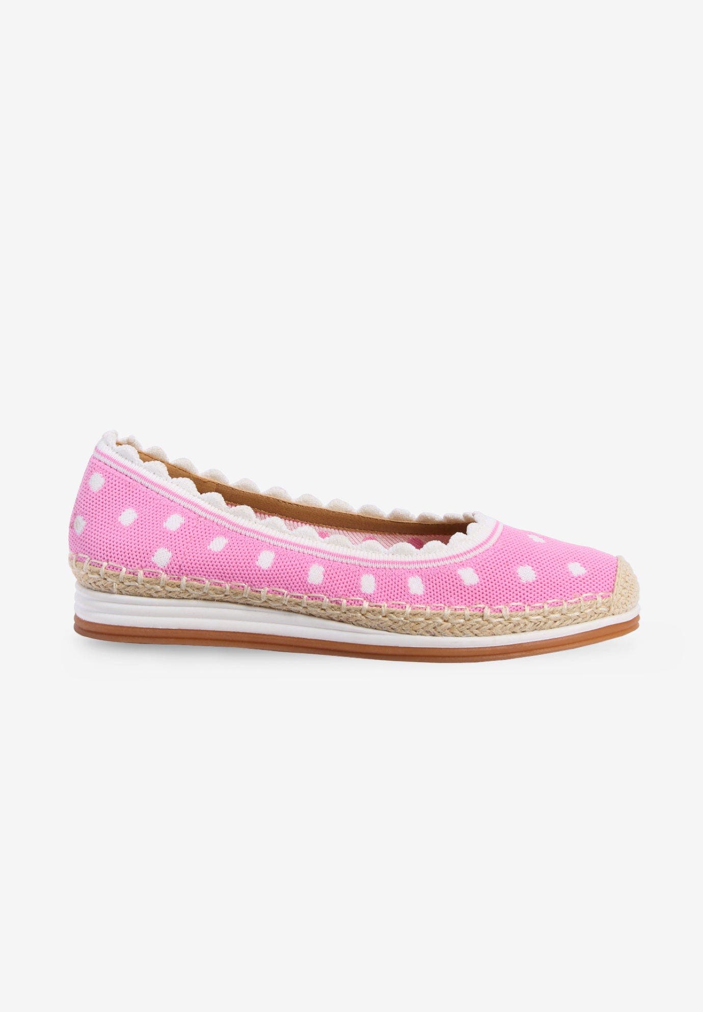 Comfortview The Franny Slip On Flat, Alternate, color, Mauve Dot
