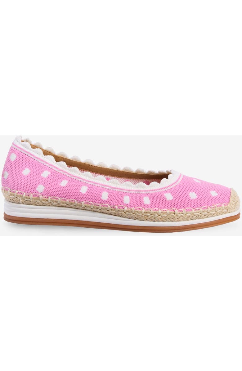 Comfortview The Franny Slip On Flat, Alternate, color, Mauve Dot