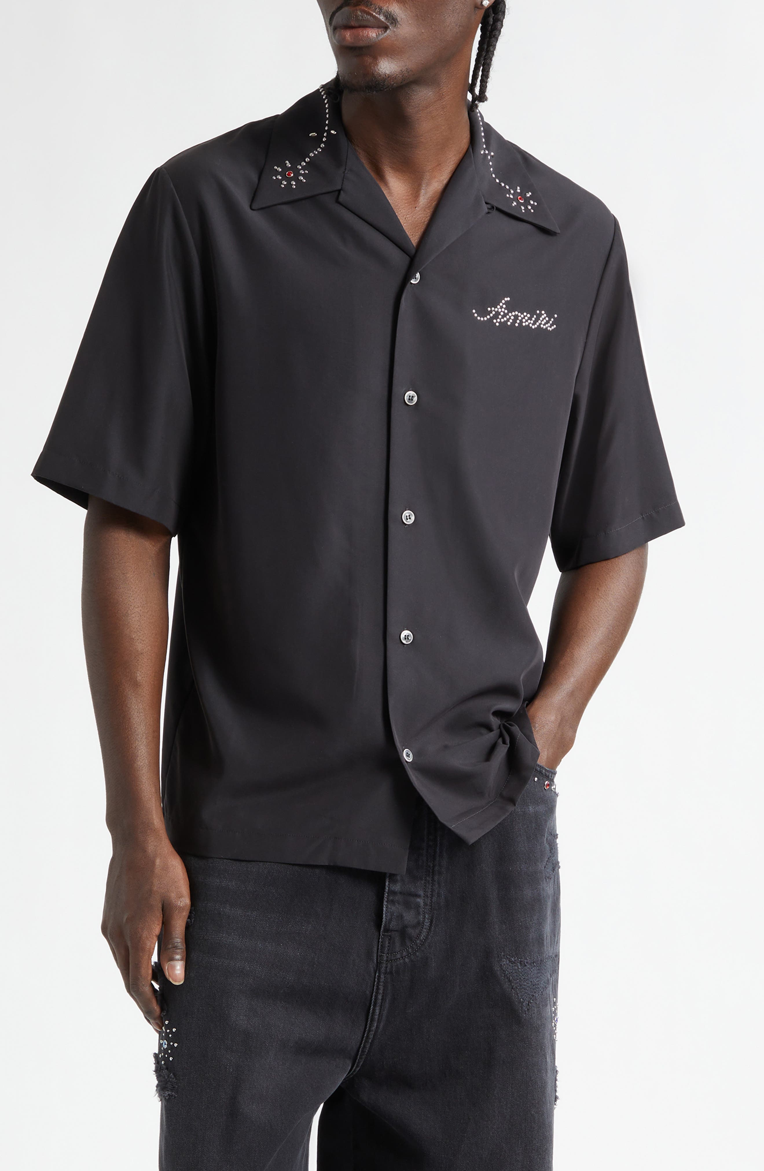 Studded Camp Shirt