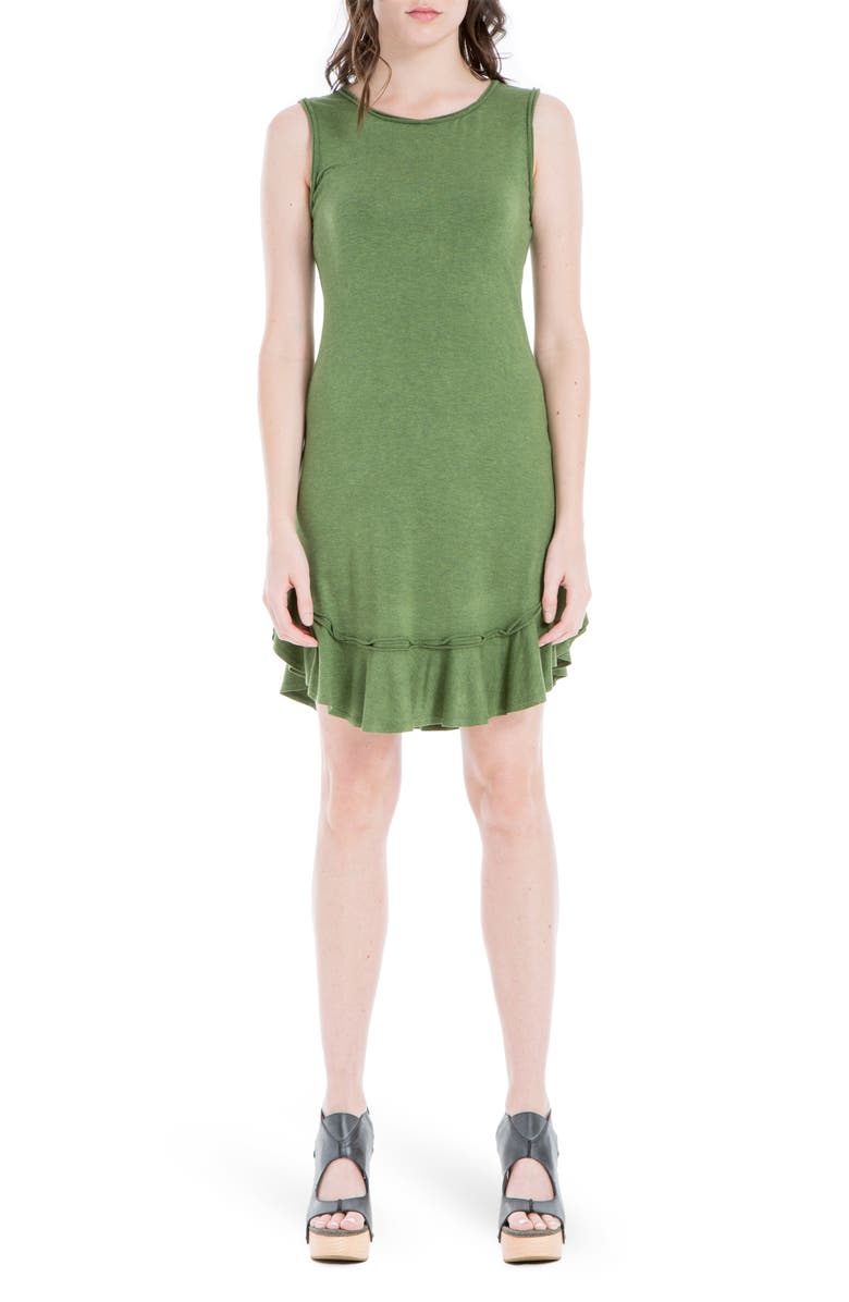 MAX STUDIO Sleeveless Ruffled Hem Dress, Main, color, 