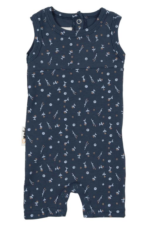 Manière Berry Floral Romper in Blue  product