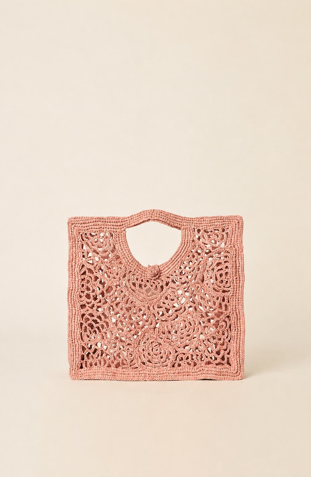 Lacera Top Handle Tote, Main, color, Petal