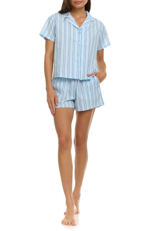 Flora By Flora Nikrooz Serina Cotton Pajamas In Blue