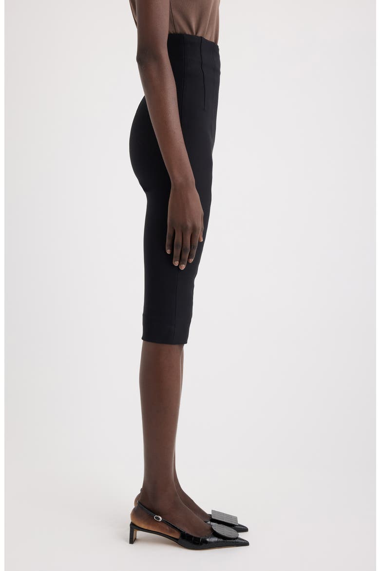 Le Pantalon Capri High Waist Pants, Alternate, color, BLACK
