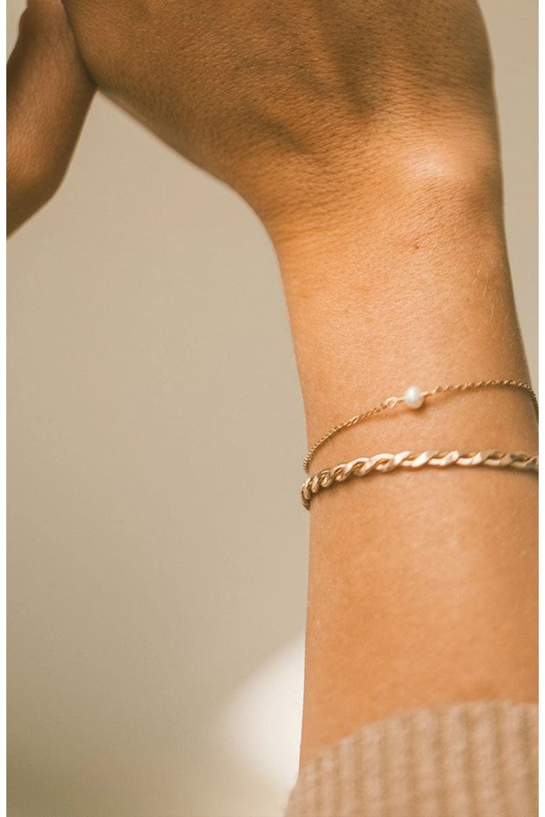 Pearl Bracelet, Alternate, color, Gold Vermeil
