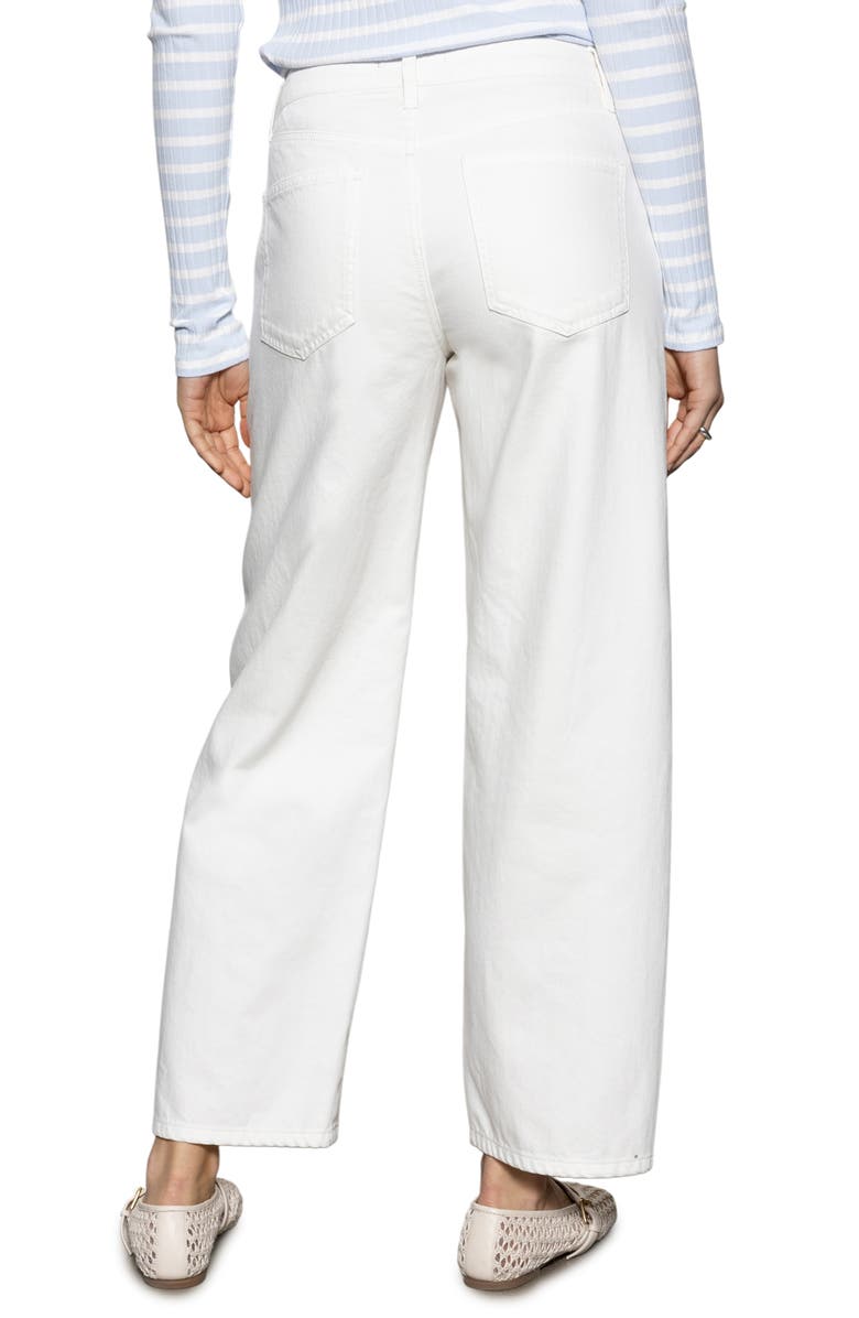 Sanctuary District High Waist Barrel Leg Ankle Jeans, Alternate, color, Blcw