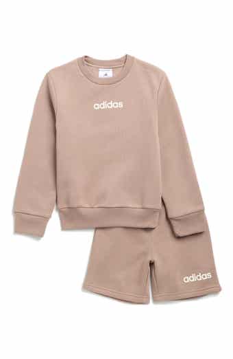 adidas Kids' Fleece Sweatshirt & Shorts Set
