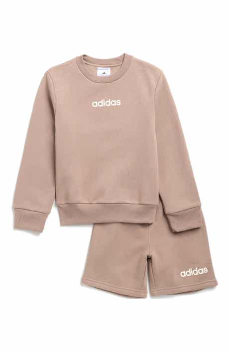 adidas Kids' Fleece Sweatshirt & Shorts Set
