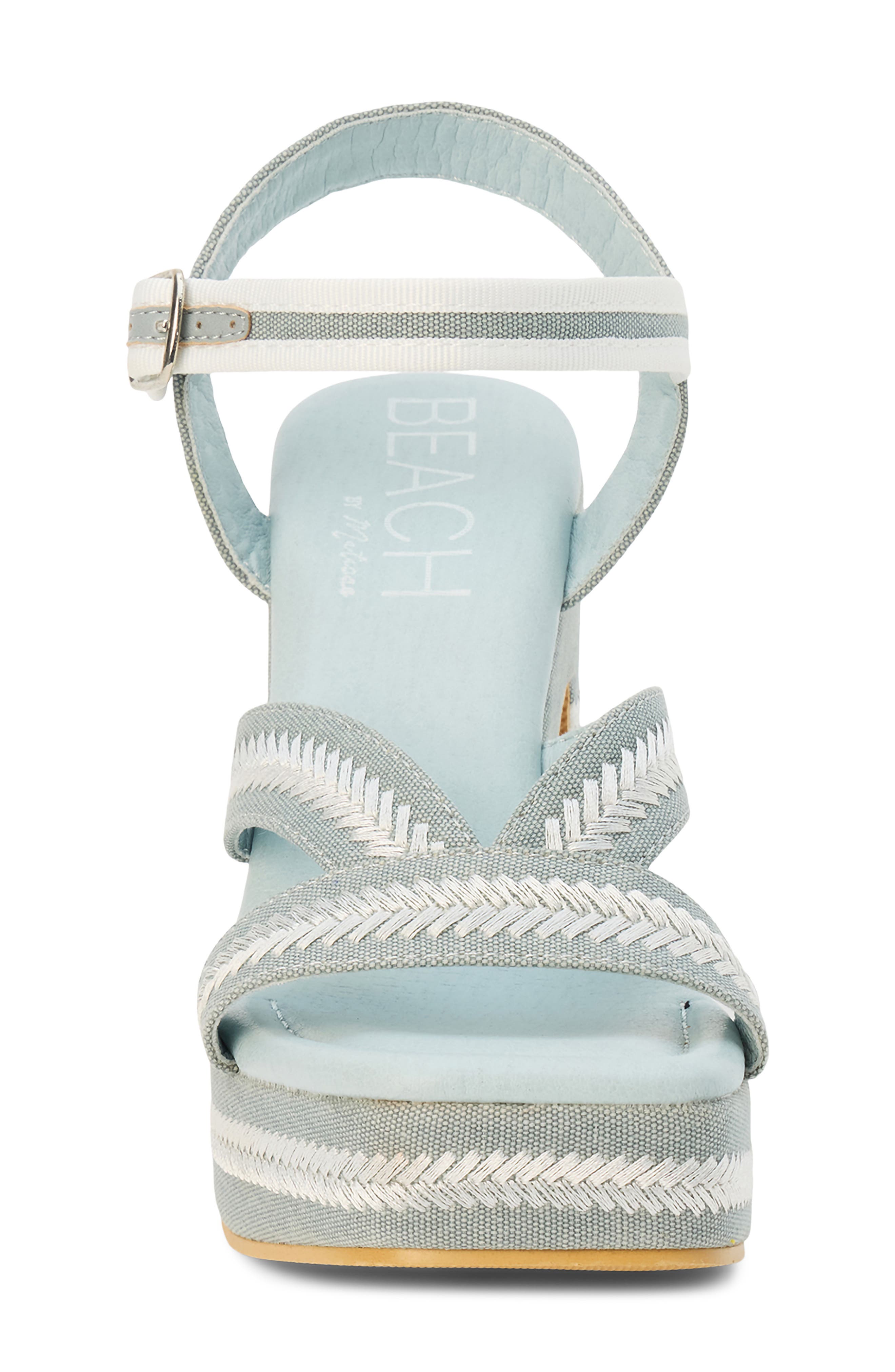 Adelaide Ankle Strap Platform Sandal, Alternate, color, DENIM