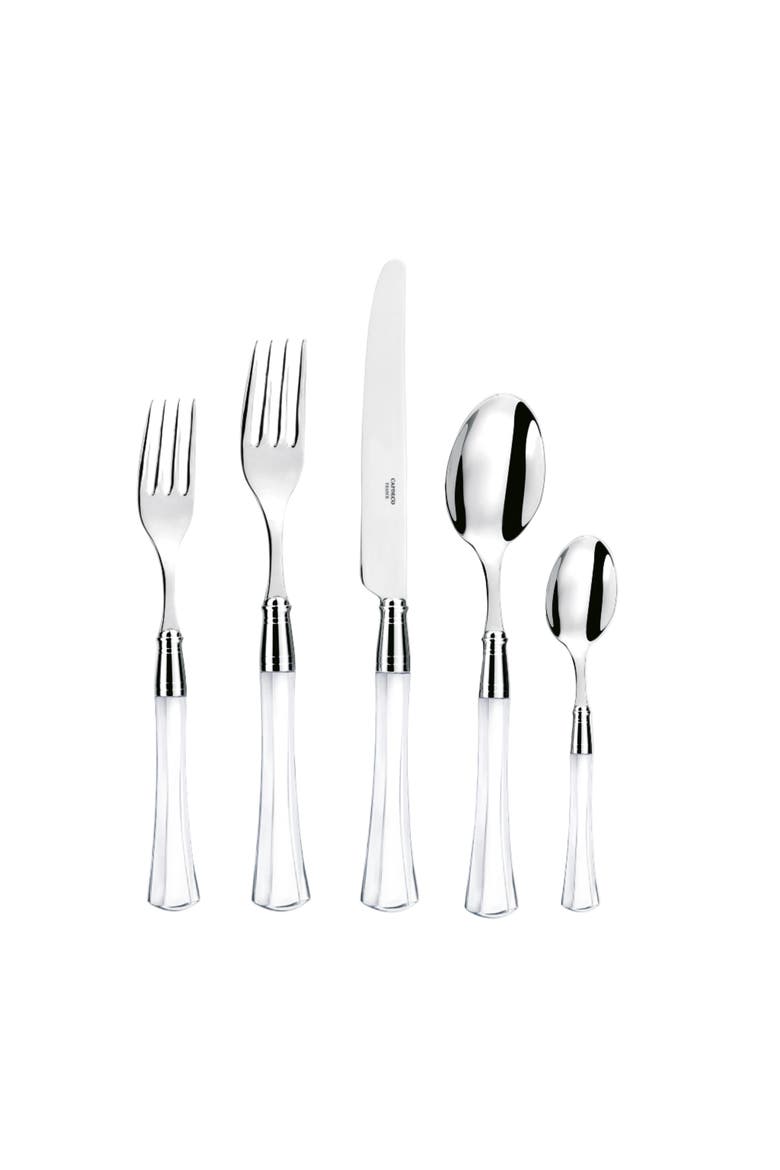 Venus - 5 Piece Place Setting, Main, color, Crystal
