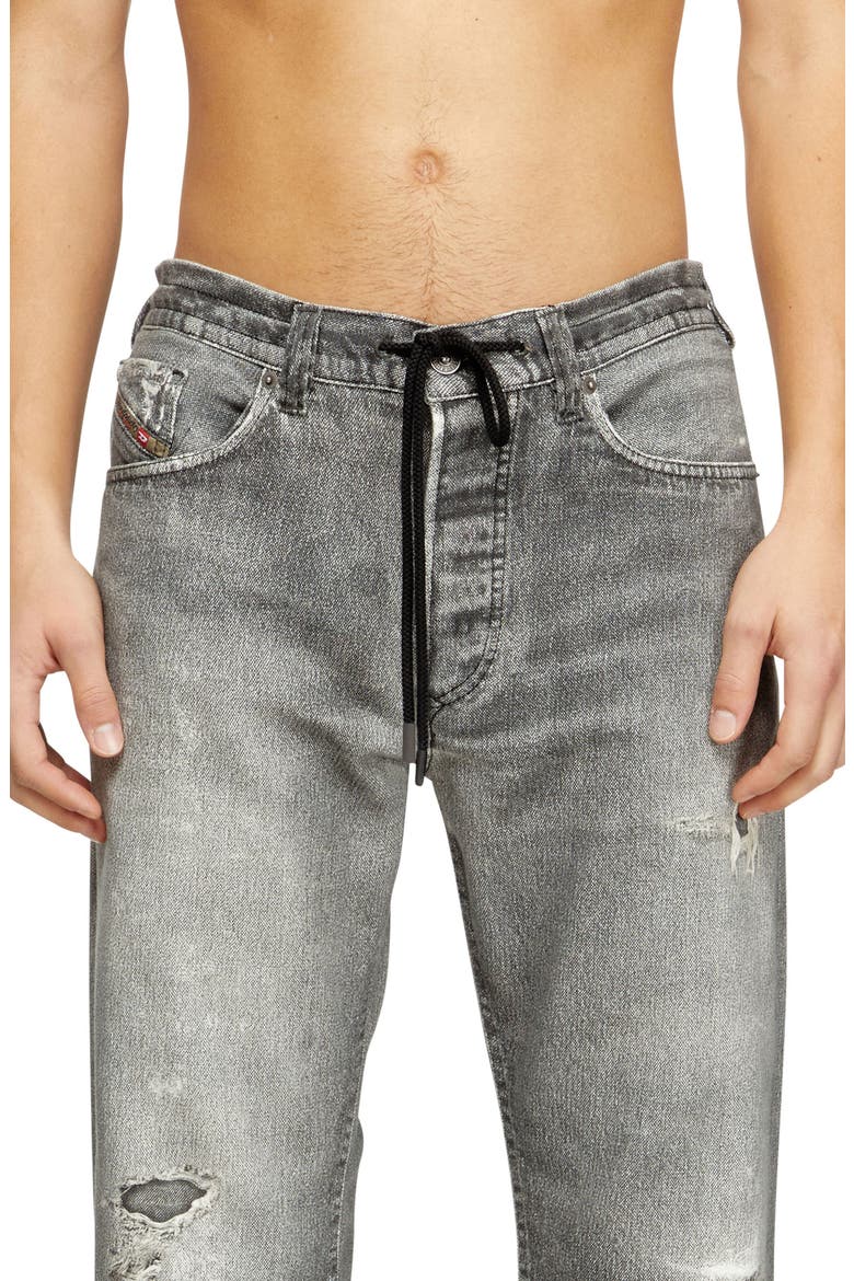 2080 D-Reel Jogg Sweat Jeans, Alternate, color, BLACK/ DENIM