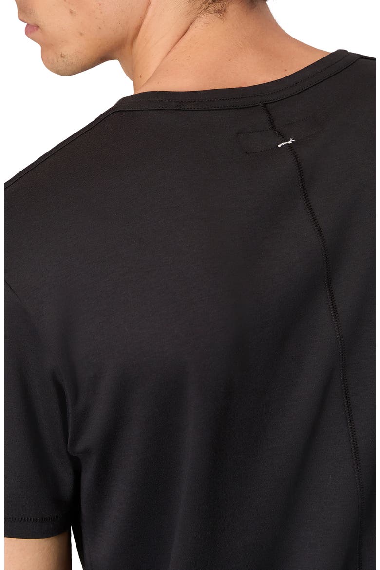 Pure Pima T-Shirt, Alternate, color, BLACK