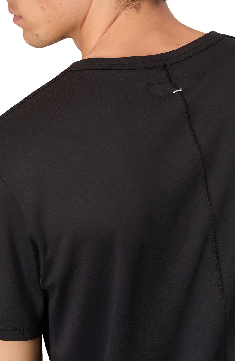 rag & bone Pure Pima T-Shirt, Alternate, color, Black