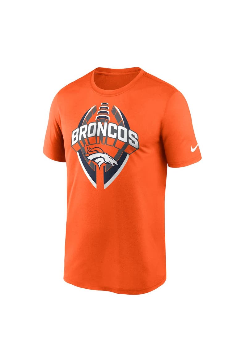 Men's Nike Orange Denver Broncos Legend Icon Performance T-Shirt, Alternate, color, Orange