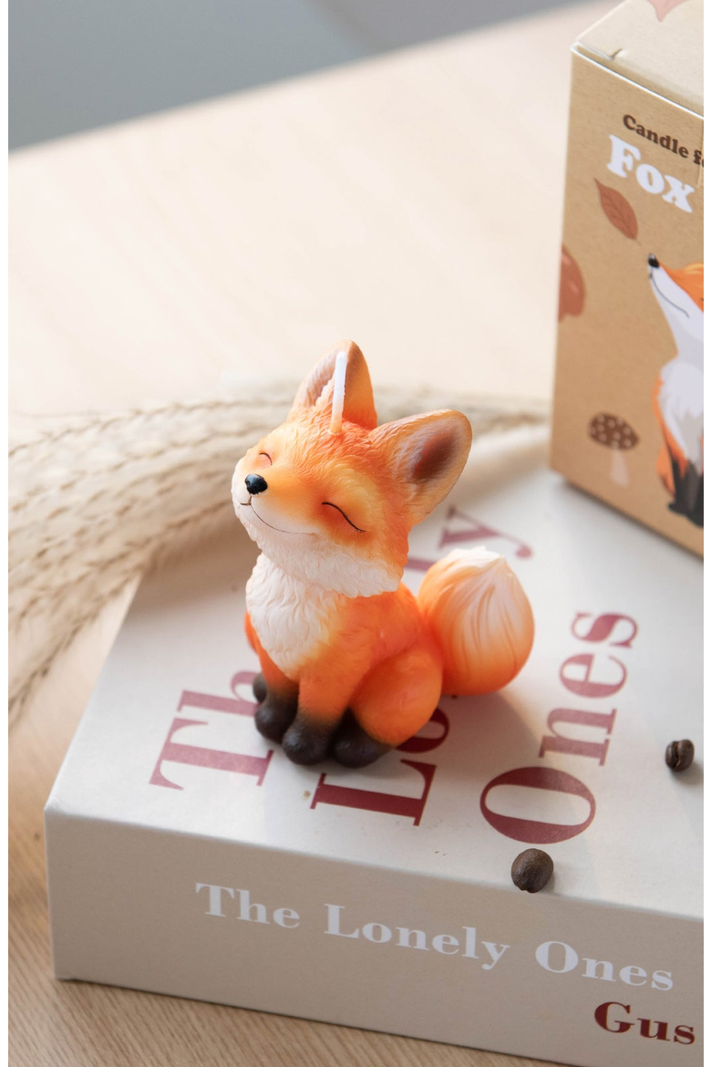 Fox Candle, Alternate, color, Orange