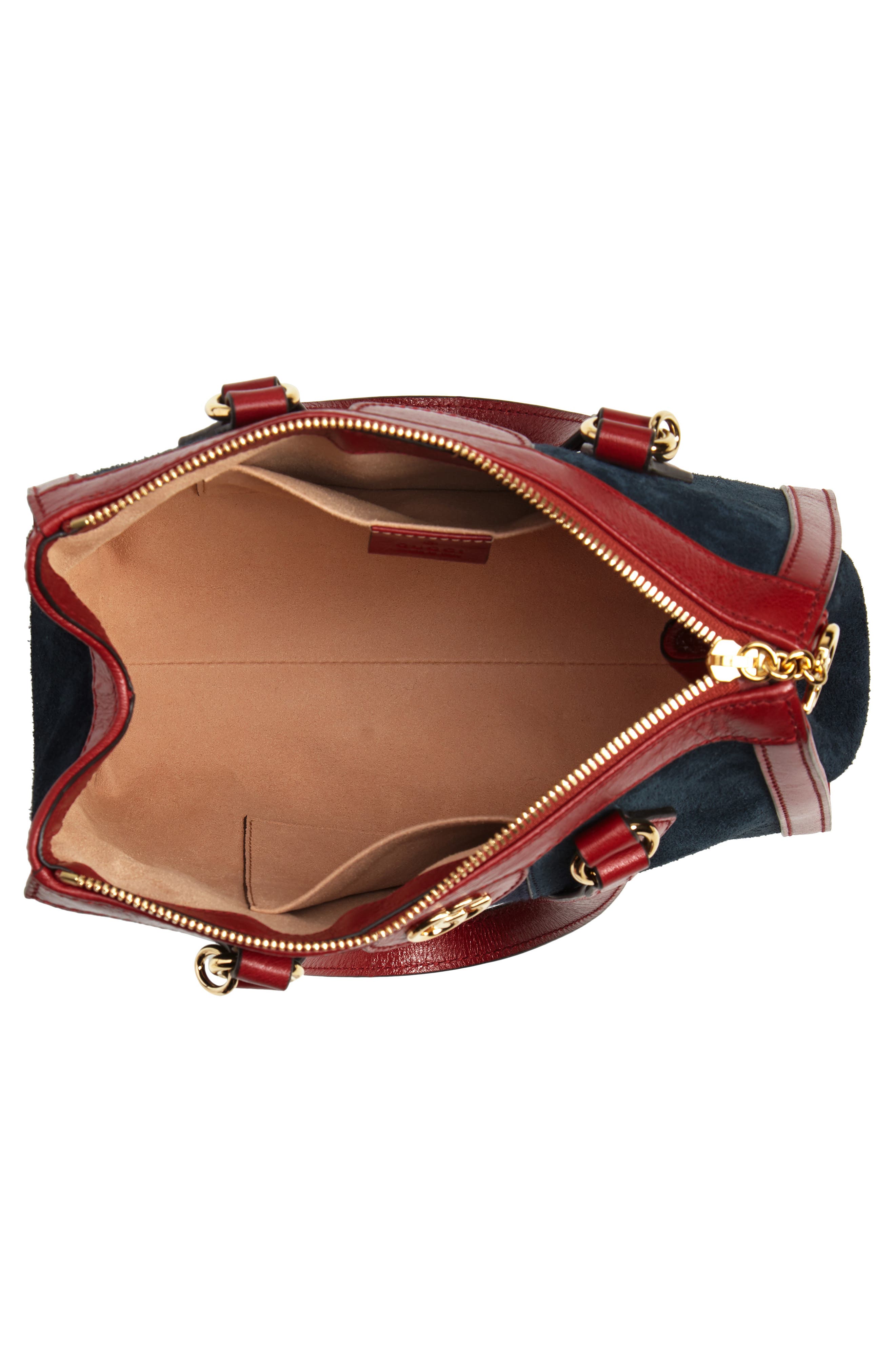 Gucci Ophidia Small Suede & Leather Convertible Tote Bag, Alternate, color, 