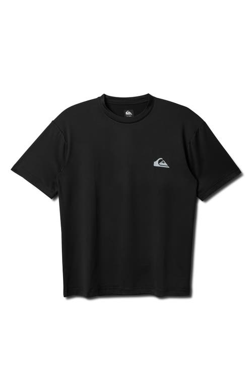 Quiksilver Everyday Surf Short Sleeve Rashguard In Black